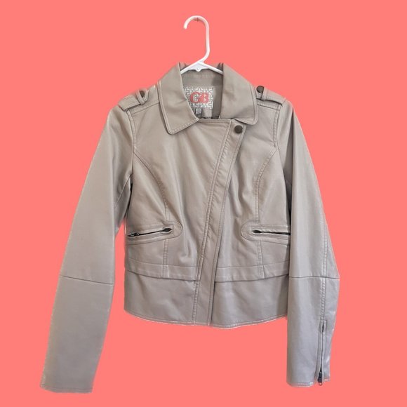 Gianni Bini Jackets & Blazers - Gianni Bini Moto Faux Leather Jacket